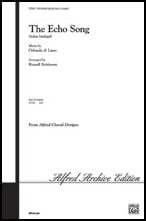 Echo Song, The Three-Part Mixed choral sheet music cover